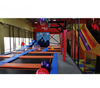 Hot Sale Experience at Trendy Large Indoor Playground Equipment Purple Trampoline Park for Mall Super Market