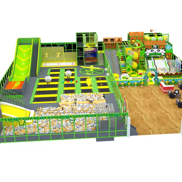 China Kids Large Indoor Play Center Adults Trampoline Park ChildrenBig Trampoline Park Indoor Full Setup for Sale