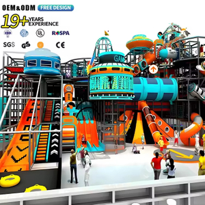 Premium Children Indoor Playground Equipment Soft Play Maze Interactive Multi Level FEC Family Fun Center Mainstay