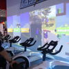 Commercial Smart Riding Interactive Bike Cycle Game System for Shopping Mall Kids Corners And Leisure Areas