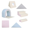 New 10 Pieces Multiple Shapes Indoor Soft Play Blocks Toys Area Equipment Set for Toddlers