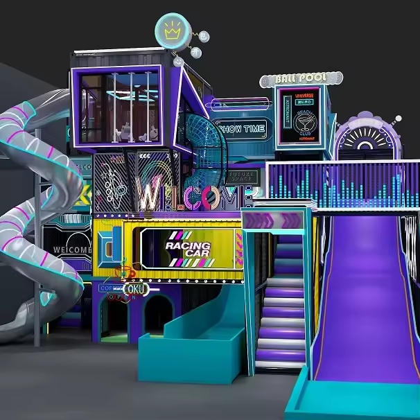 Customized Design Shopping Mall Adventure ParkCommercial Indoor PlaygroundManufacture Commercial Indoor Playground for Kids And Adults