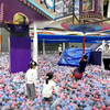 Trampoline Entertainment Equipment Elastic Trampoline Park with Obstacles Commercial Jumping Park