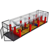 Children Play Structure Customized Parkour Indoor Playground Ninja Warrior Obstacle Course for Kids Ninja Courses
