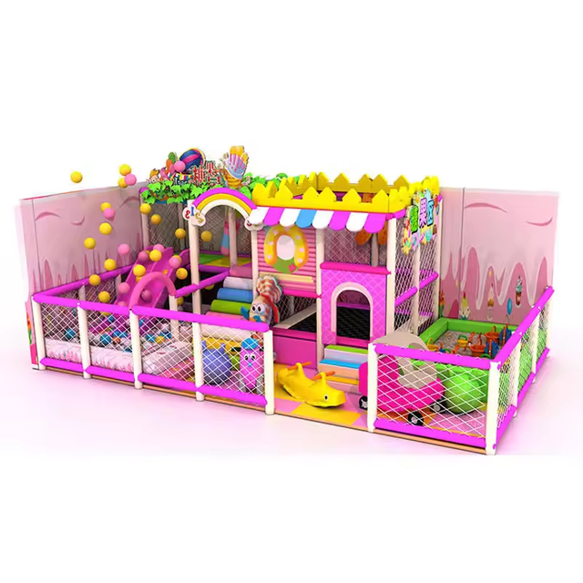 Custom Safe Soft Play Ball Pool for Kids Indoor Kindergarten Play Area with Naught Castle Design Best Indoor Playground